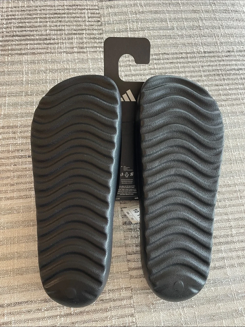 adidas Black Adilette Lumia Slide Sandals